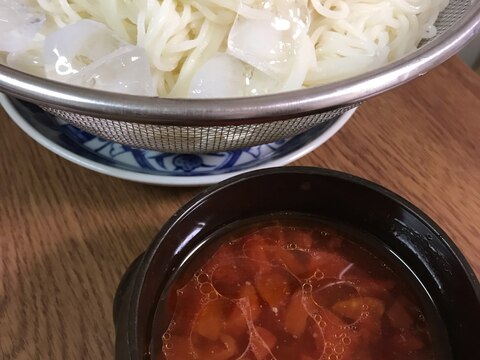 トマトのイタリアン風つけ素麵